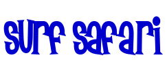 Surf Safari フォント